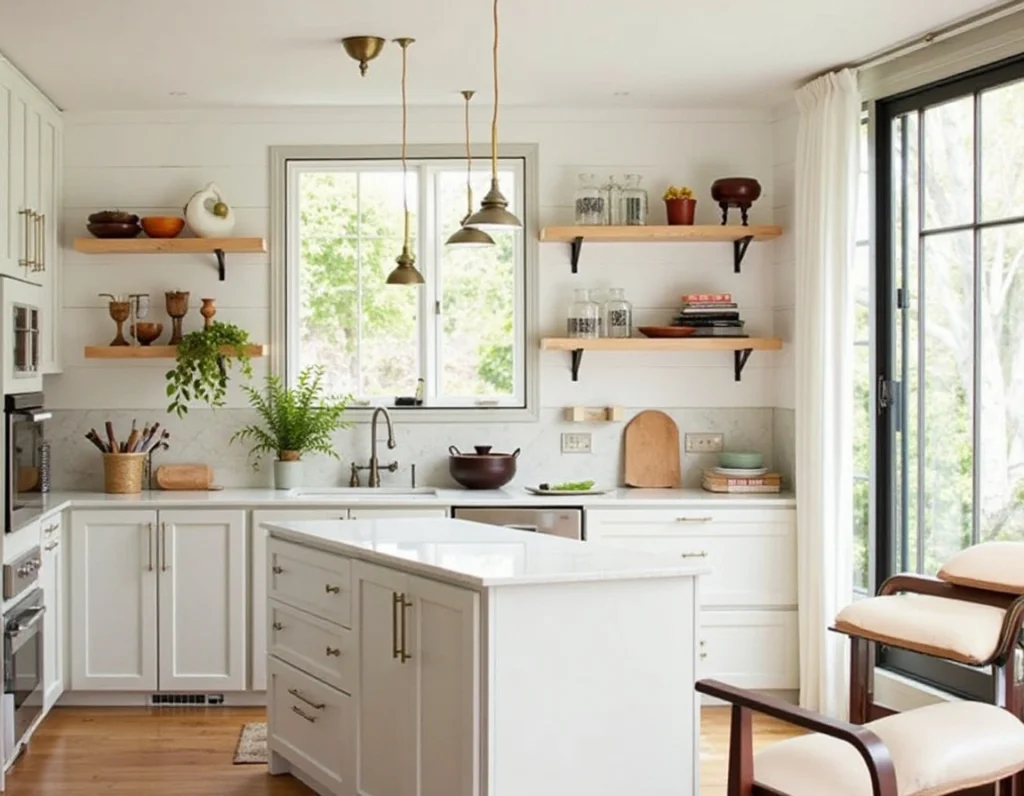 Warm Wood Kitchen Cabinets