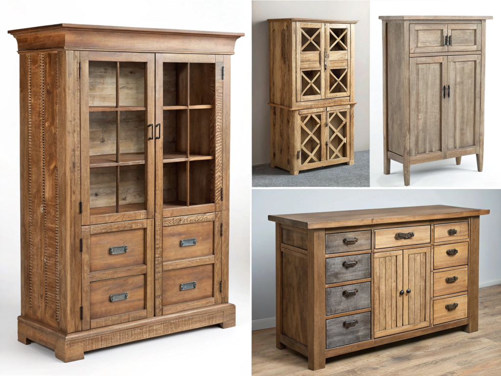 reclaimed wood kitchen cabinets