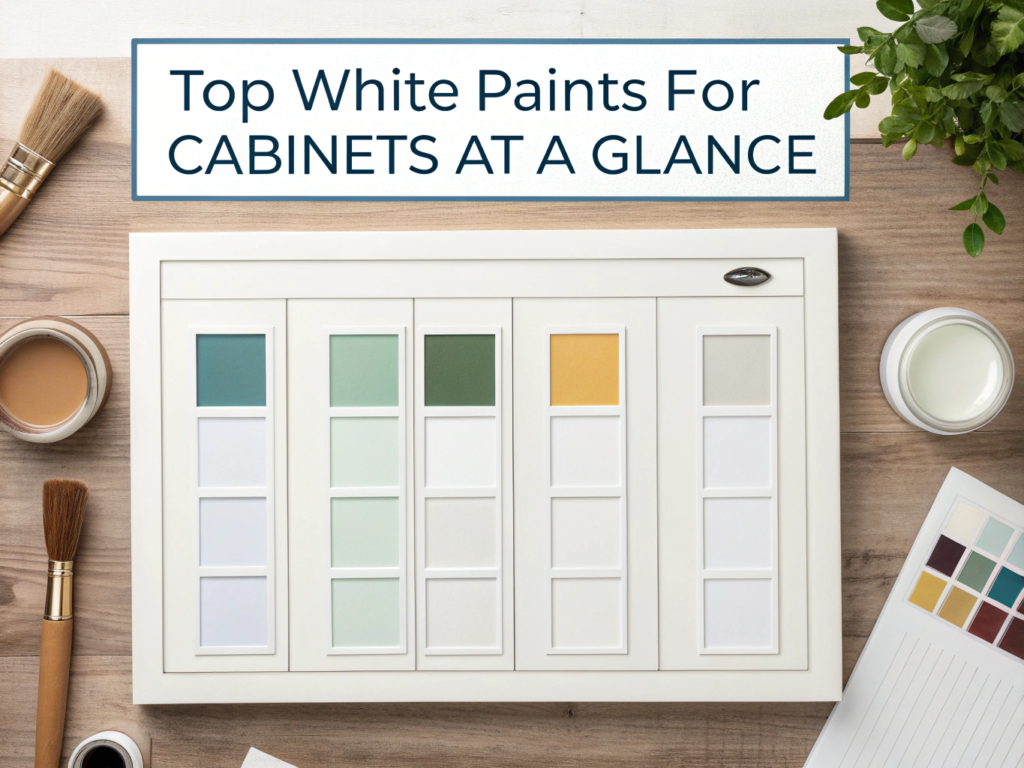 Best White Paint Colors for Kitchen Cabinets