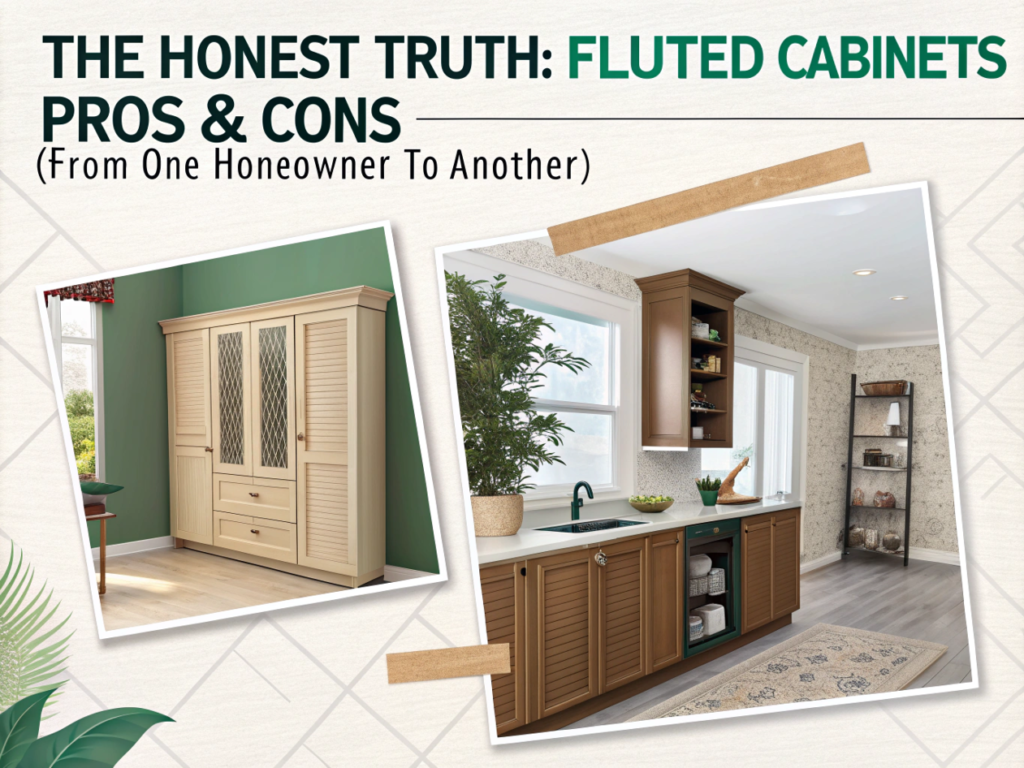 The Honest Truth: Fluted Cabinets Pros & Cons (From One Homeowner to Another)Let’s keep it real, fluted cabinets are beautiful, but they’re not magic. As someone who’s sanded more grooves than I can count (some of which I later regretted), I want you to have the full picture , not just the Pinterest version