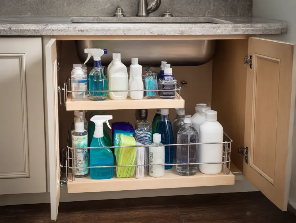 . Double-Tier Sliding Organizers