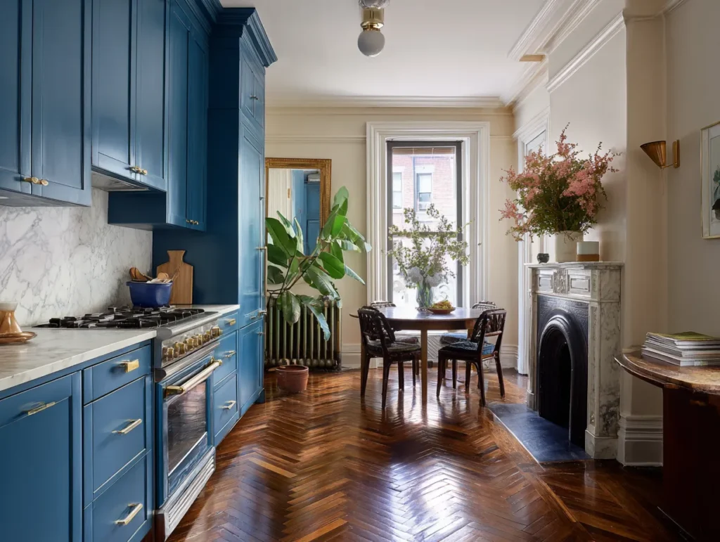 How I Actually Painted My Blue Kitchen Cabinets And What I’d Never Do Again