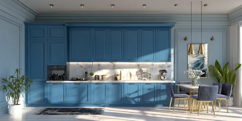 Blue Kitchen Cabinets