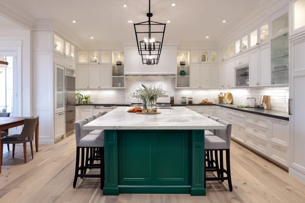 Two tone kitchen cabinets