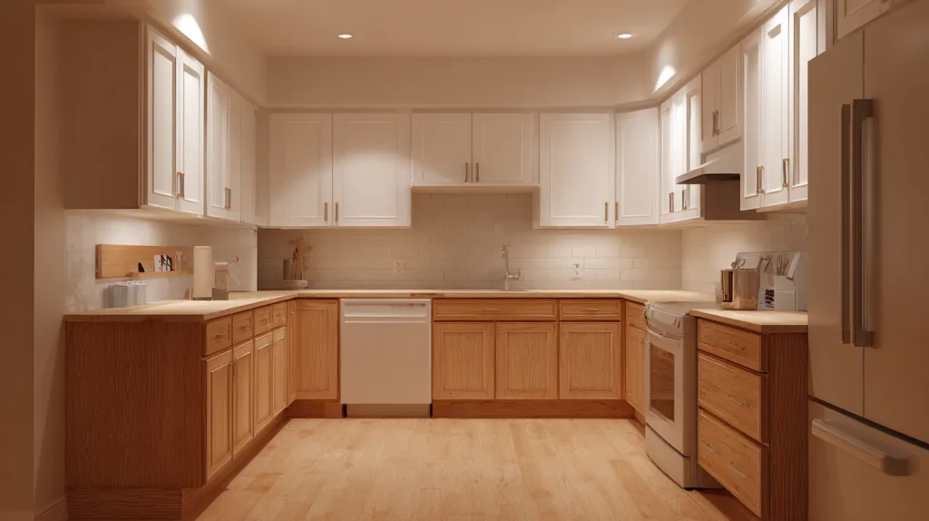 wood kitchen cabinets