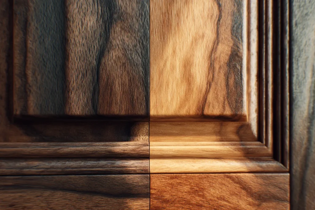 Caring for walnut cabinets so they age beautifully