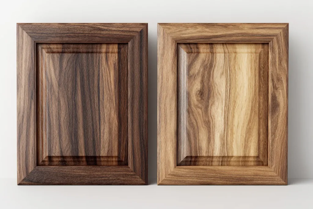 walnut cabinets