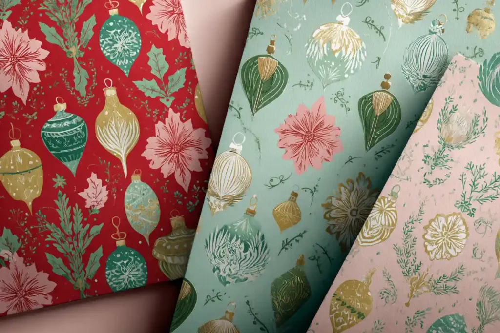 Color palettes that define the retro look