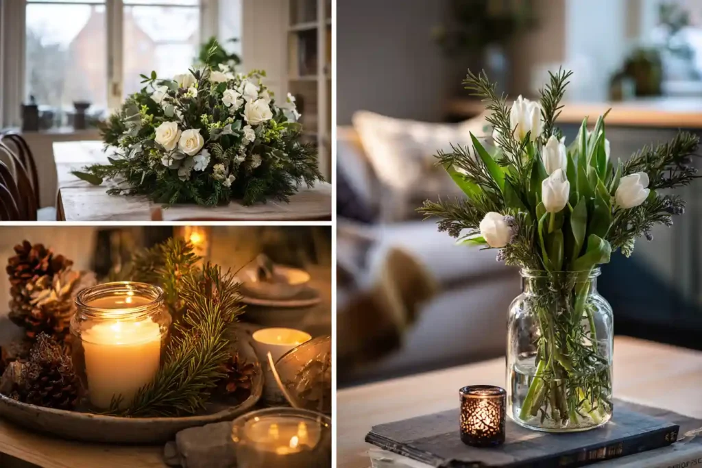 winter flower arrangements