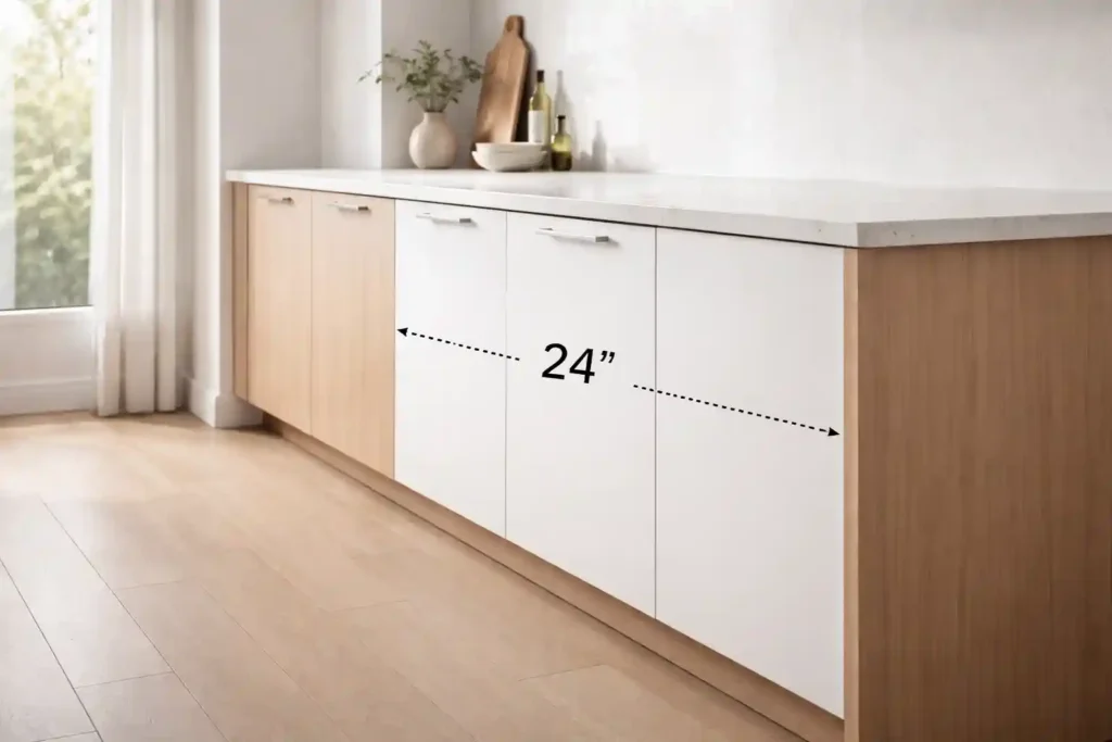 What Is Kitchen Base Cabinet Depth? And Why It Matters