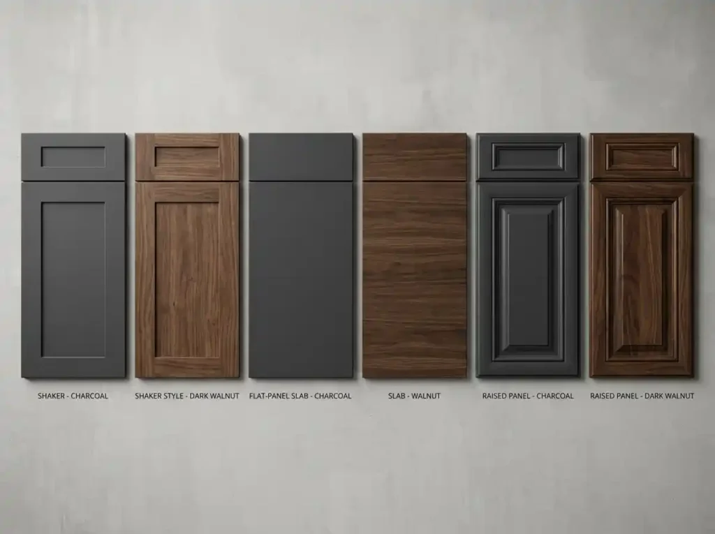 Best Door Styles for Dark Cabinets