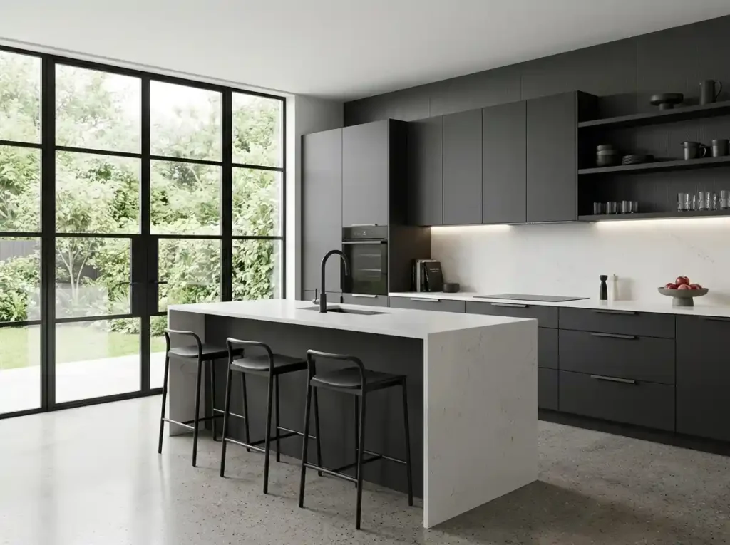 Dark Kitchen Cabinets